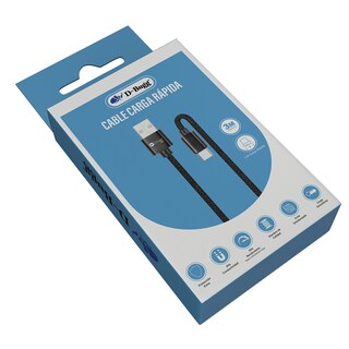 Foto 4 | Cable Trenzado Usb A Tipo C Carga Rápida 3m