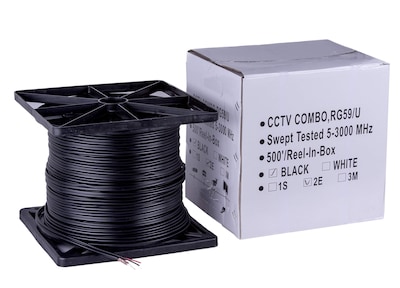 Foto 6 | Cable Cctv Five Star Cable Rg59 Siamés De 500 Pies Con Alimentación - Venta Internacional.