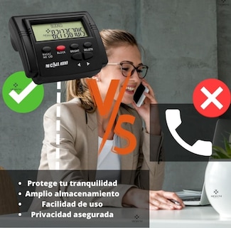 Foto 3 | Bloqueador De Llamadas Telefónicas Chuyland Llamadas Entrantes Bloquea Bancos Para Teléfono Fijo Cuenta Con Iden