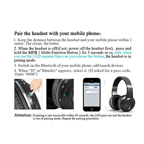 Foto 7 pulgar | Auriculares Bluedio H-Turbine Bluetooth 5.0 con Graves Potentes - Venta Internacional