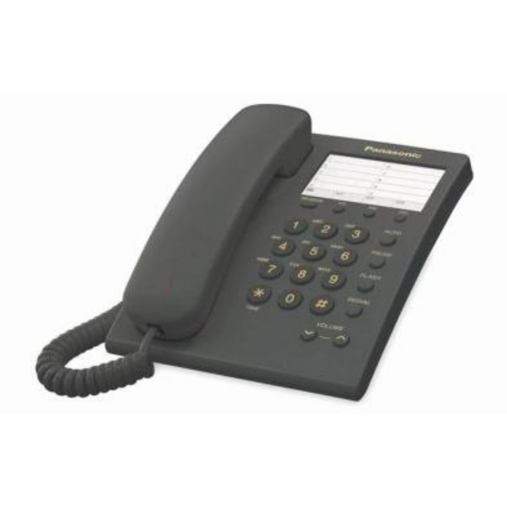 Foto 1 | Teléfono Alámbrico Panasonic color Negro