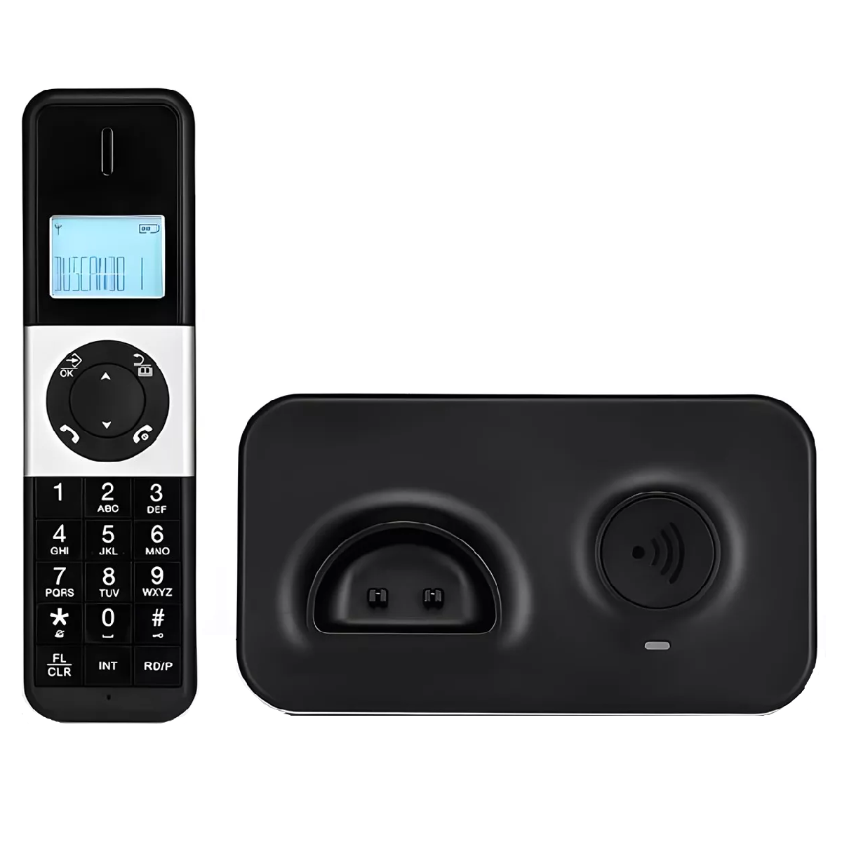 Foto 2 pulgar | Teléfono Fijo Inalámbrico Eo Safe Imports ESI-8566 color Negro con Contestador Automático