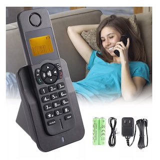 Foto 2 | Teléfono Inalámbrico Eo Safe Imports ESI-8618 color Negro