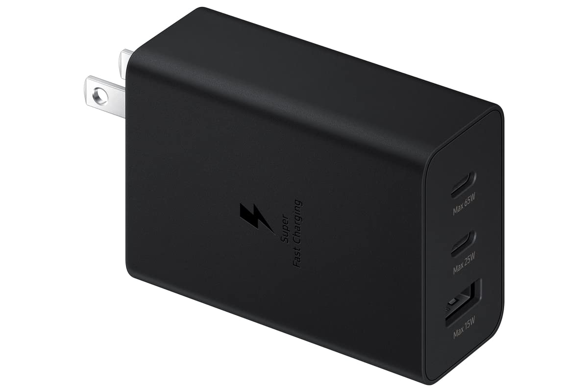 Cargador Samsung de 3 Puertos Carga Superrápida 65 W USB-C/USB-A - Venta Internacional