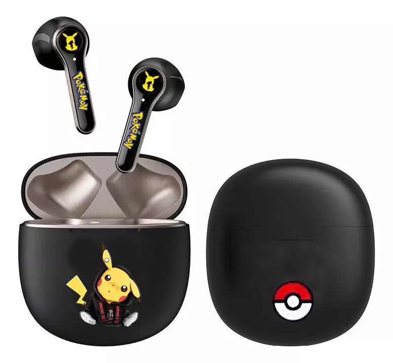 Foto 2 pulgar | Auriculares Intrauditivos Pokémon Pikachu True Wireless Bluetooth Noise Cancelling 5.2