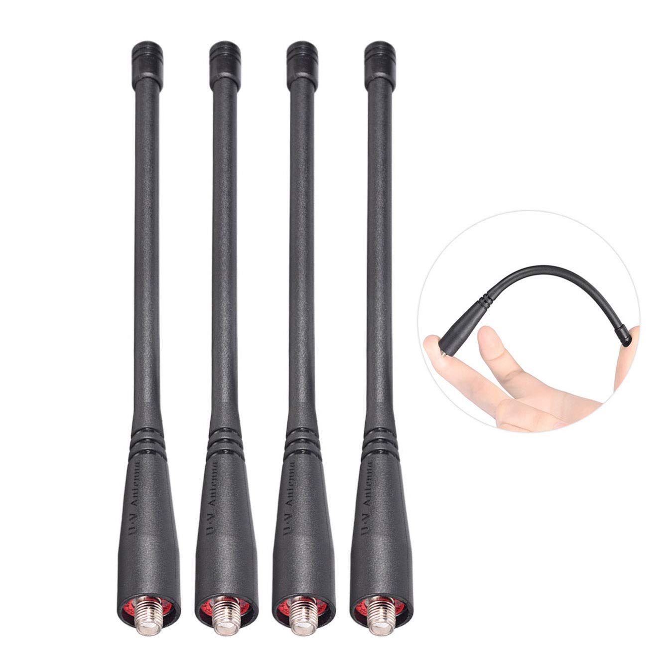 Antena Bingfu De Doble Banda Vhf Uhf 136-174 Mhz 400-470 Mhz  Paquete De 4 - Venta Internacional.