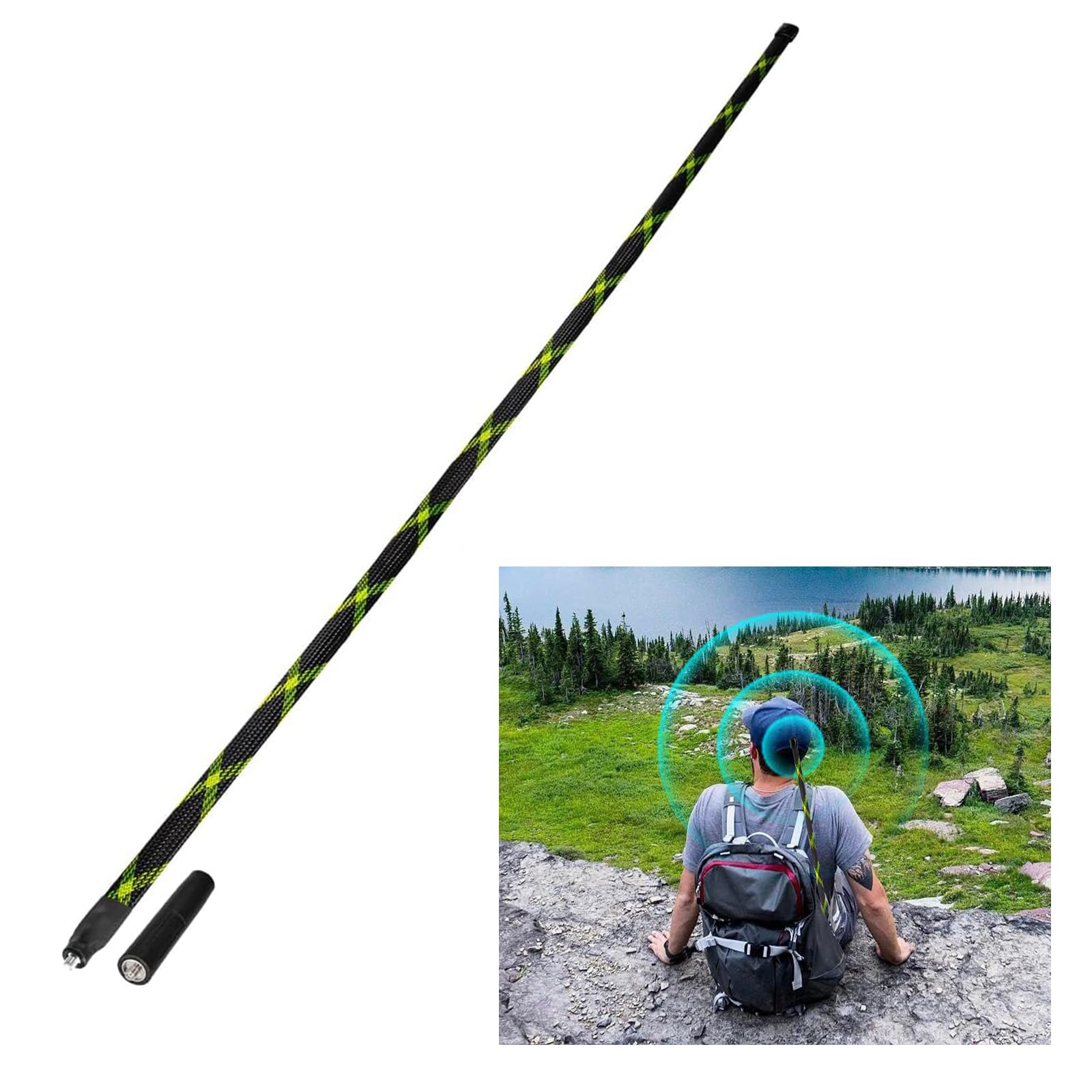 Foto 2 pulgar | Antena Ham Radio Bingfu  Doble Banda  Vhf  Uhf  109 Cm  Plegable - Venta Internacional.