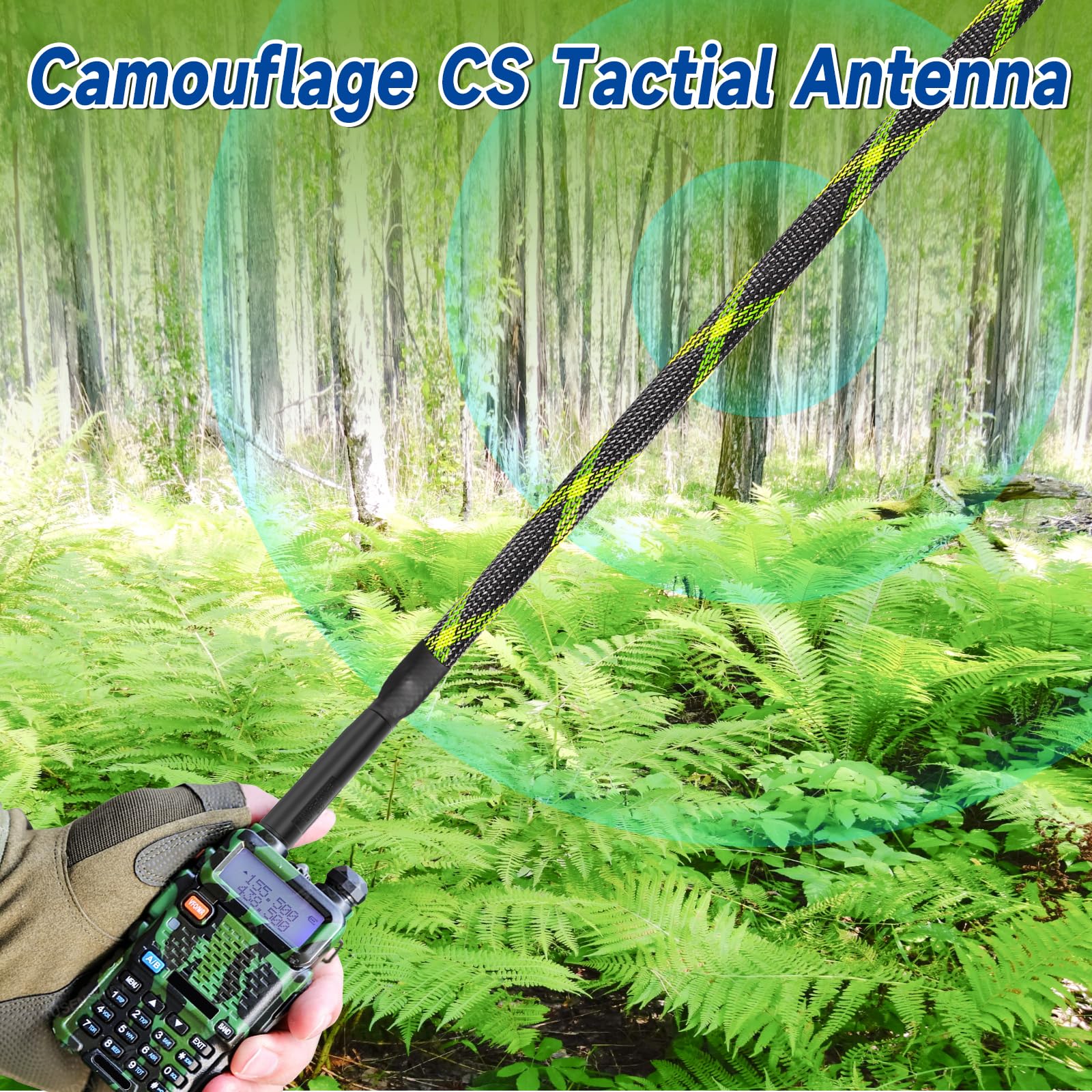 Foto 4 | Antena Ham Radio Bingfu  Doble Banda  Vhf  Uhf  109 Cm  Plegable - Venta Internacional.