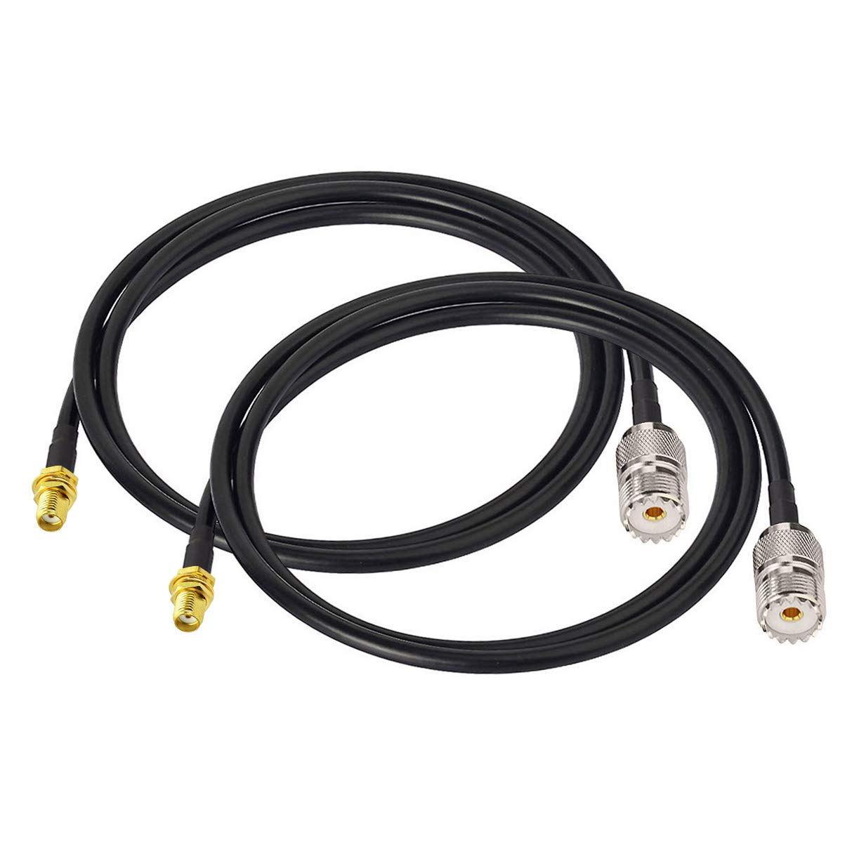 Foto 2 pulgar | Cable Adaptador De Antena Bingfu Sma Hembra A Uhf So239 Hembra - Venta Internacional.