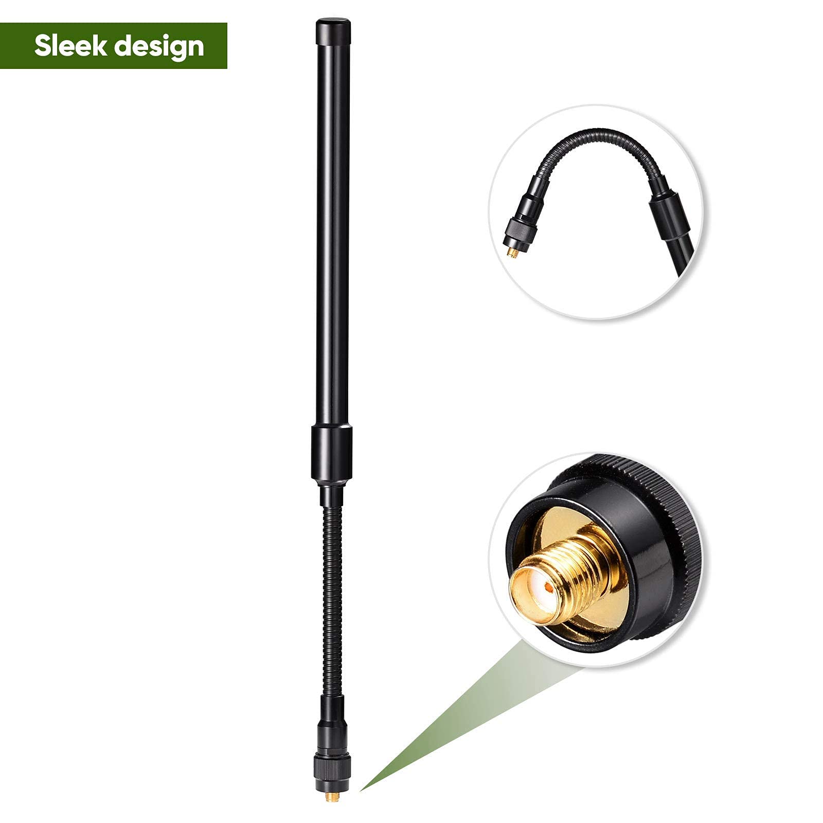 Foto 5 | Antena Bingfu Gooseneck Cs Táctica De Doble Banda Vhf Uhf 20w - Venta Internacional.