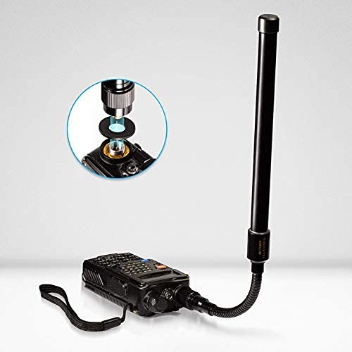 Foto 8 pulgar | Antena Bingfu Gooseneck Cs Táctica De Doble Banda Vhf Uhf 20w - Venta Internacional.