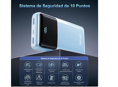 Foto 2 | Power Xtellar Bank 26800mah Saiviek S2023 Batería Externa 22.5w Carga Super Rápida Compatible Para Android,iphone