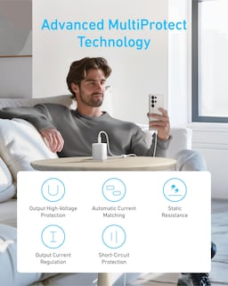 Foto 3 | Cargadores Anker USB-C Superrápido de 45 W para Samsung Galaxy S24 Paquete de 2 - Venta Internacional