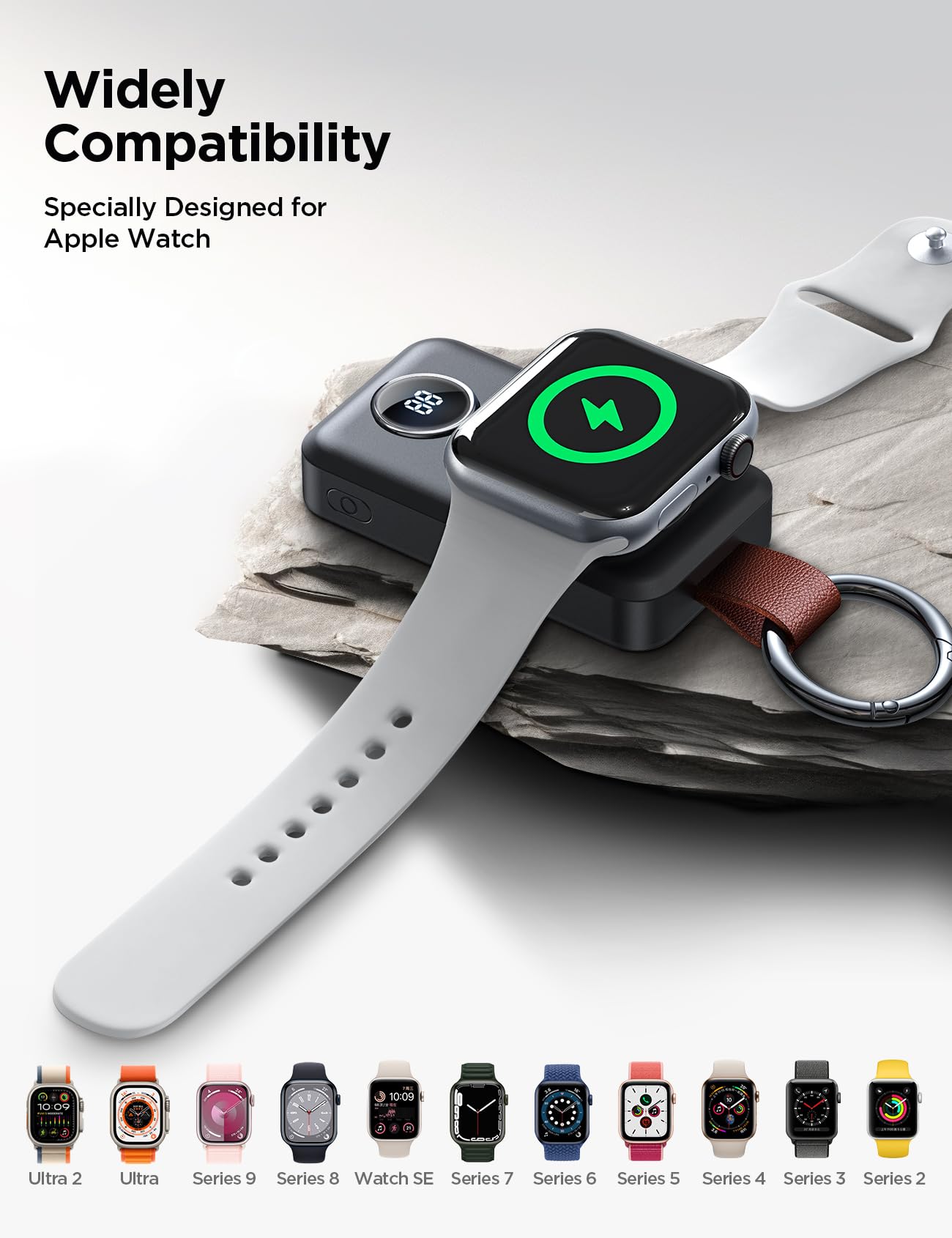 Foto 7 pulgar | Cargador Inalámbrico Portátil Joyroom Para Apple Watch 2000mah - Venta Internacional.