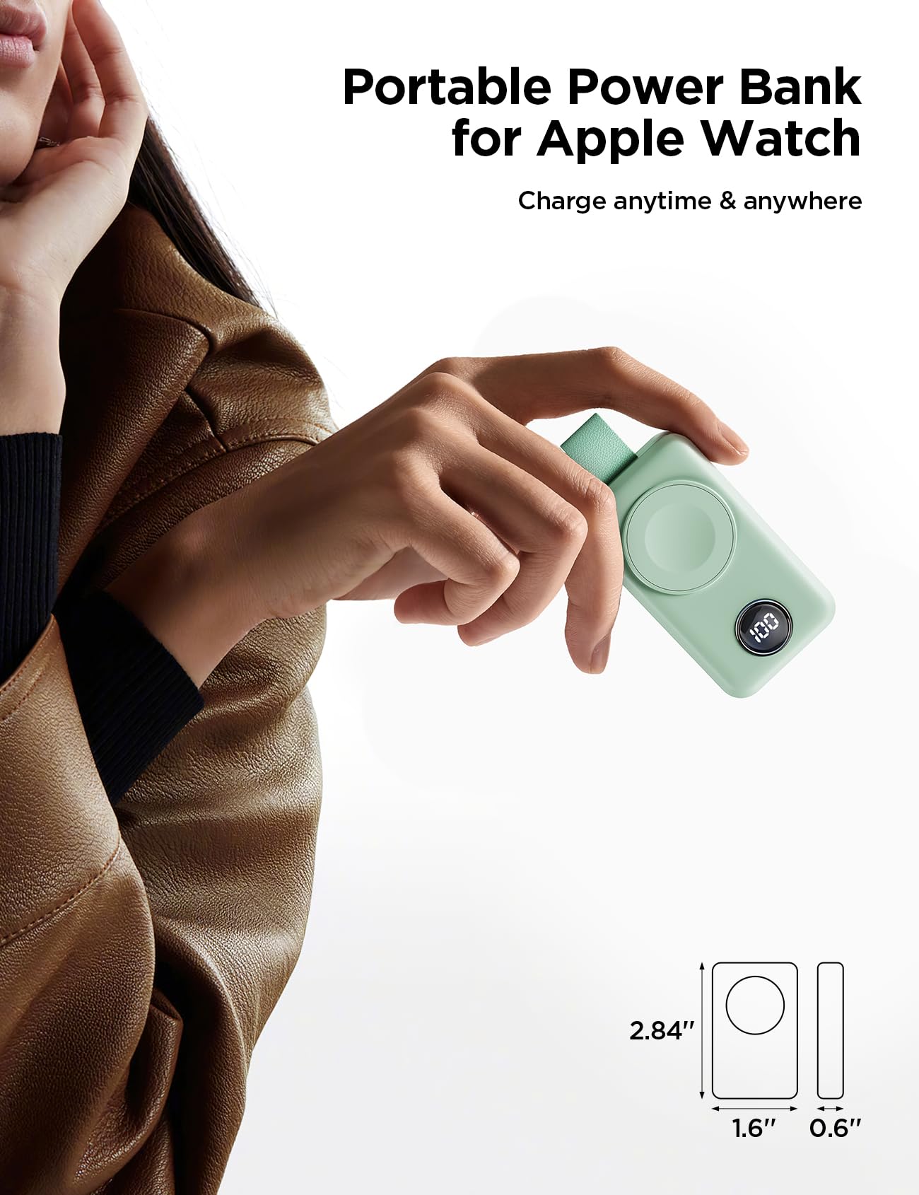Foto 6 pulgar | Cargador Portátil Joyroom para Apple Watch de 2000 Mah - Venta Internacional