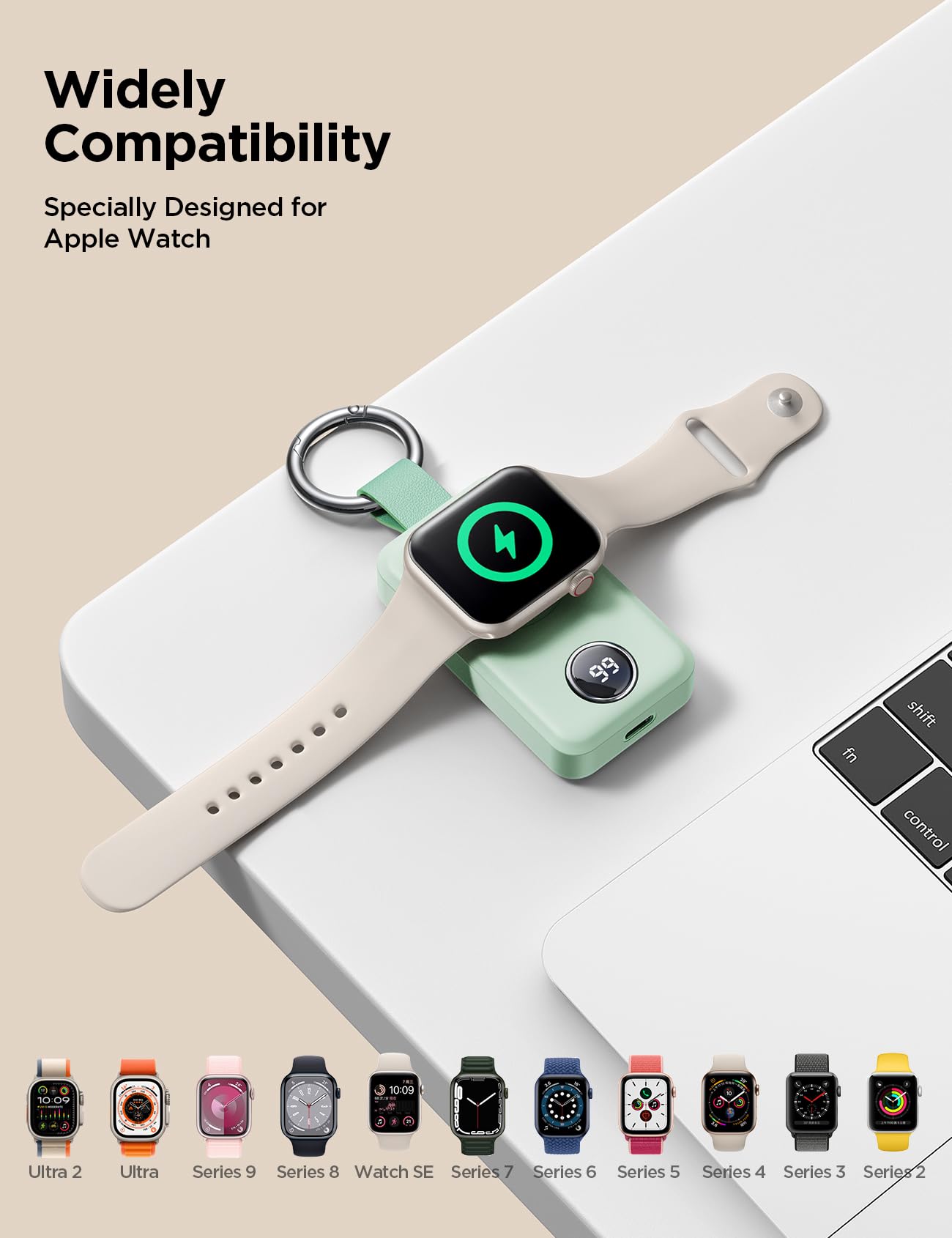 Foto 7 pulgar | Cargador Portátil Joyroom para Apple Watch de 2000 Mah - Venta Internacional