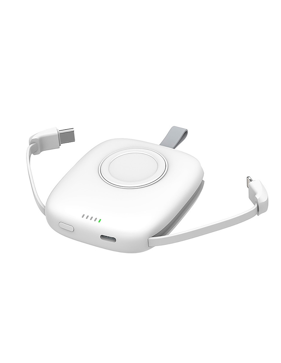 Foto 4 pulgar | Cargador Inalámbrico Para Iwatch Con Cable Tipo C Y Lightning