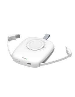 Foto 3 | Cargador Inalámbrico Para Iwatch Con Cable Tipo C Y Lightning