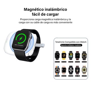 Foto 4 | Cargador Inalámbrico Para Iwatch Con Cable Tipo C Y Lightning