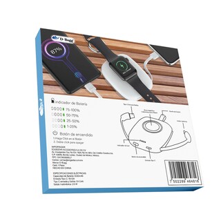 Foto 6 | Cargador Inalámbrico Para Iwatch Con Cable Tipo C Y Lightning