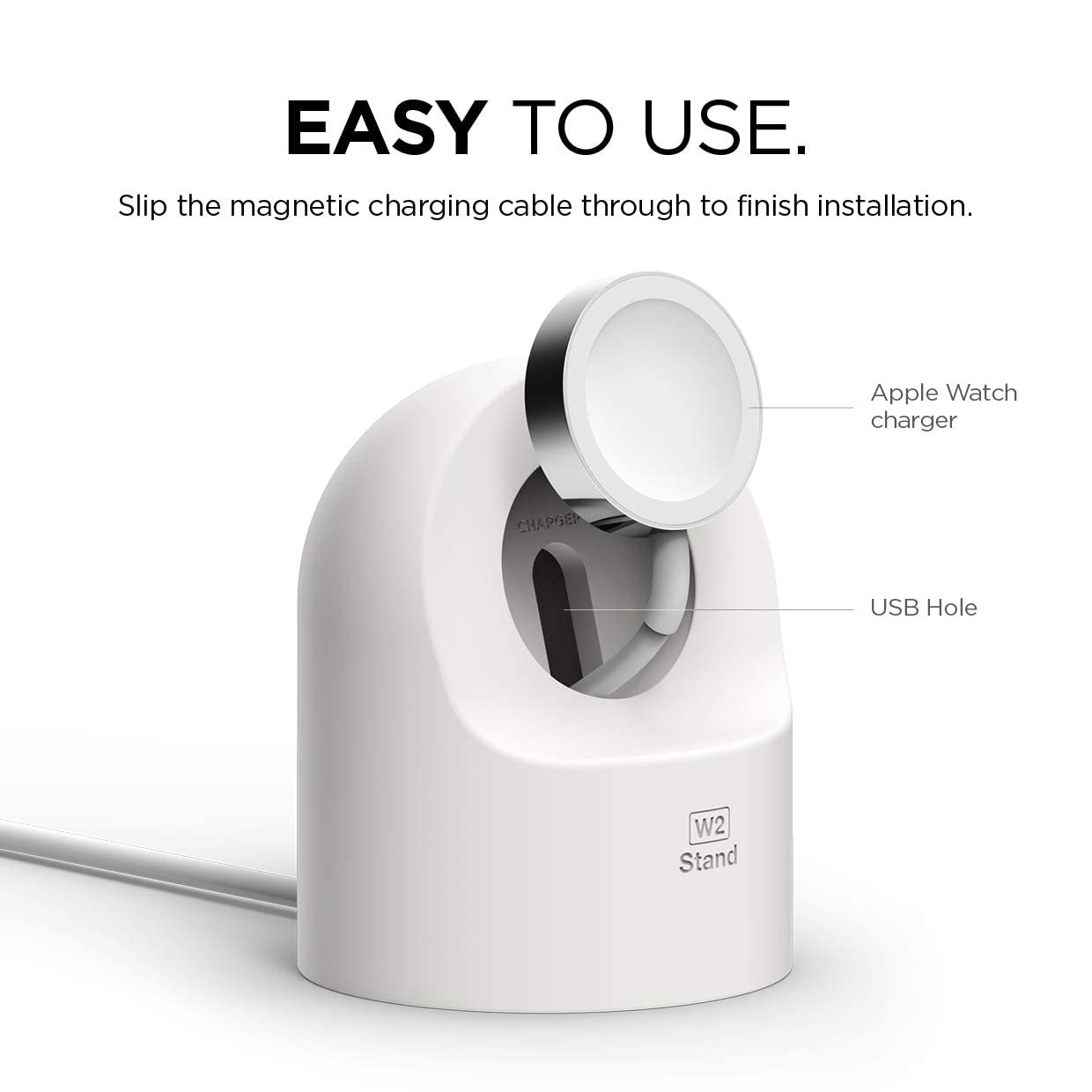 Foto 3 | Soporte De Carga Elago W2 Compatible Con La Serie Apple Watch - Venta Internacional.