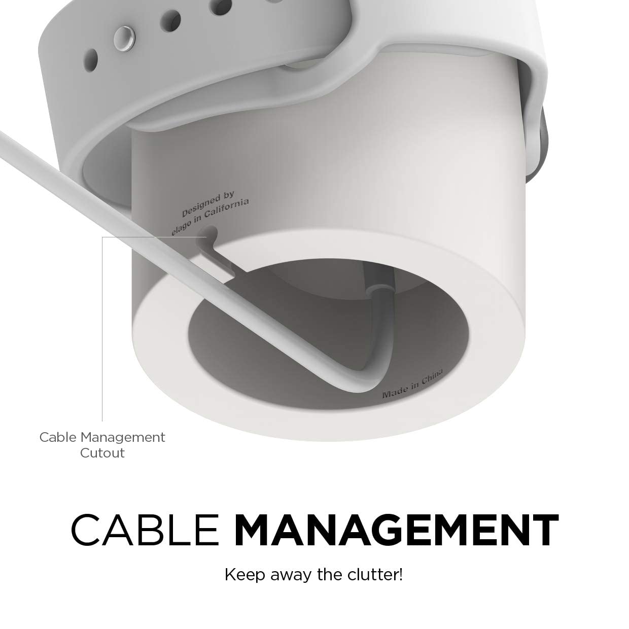 Foto 5 pulgar | Soporte De Carga Elago W2 Compatible Con La Serie Apple Watch - Venta Internacional.