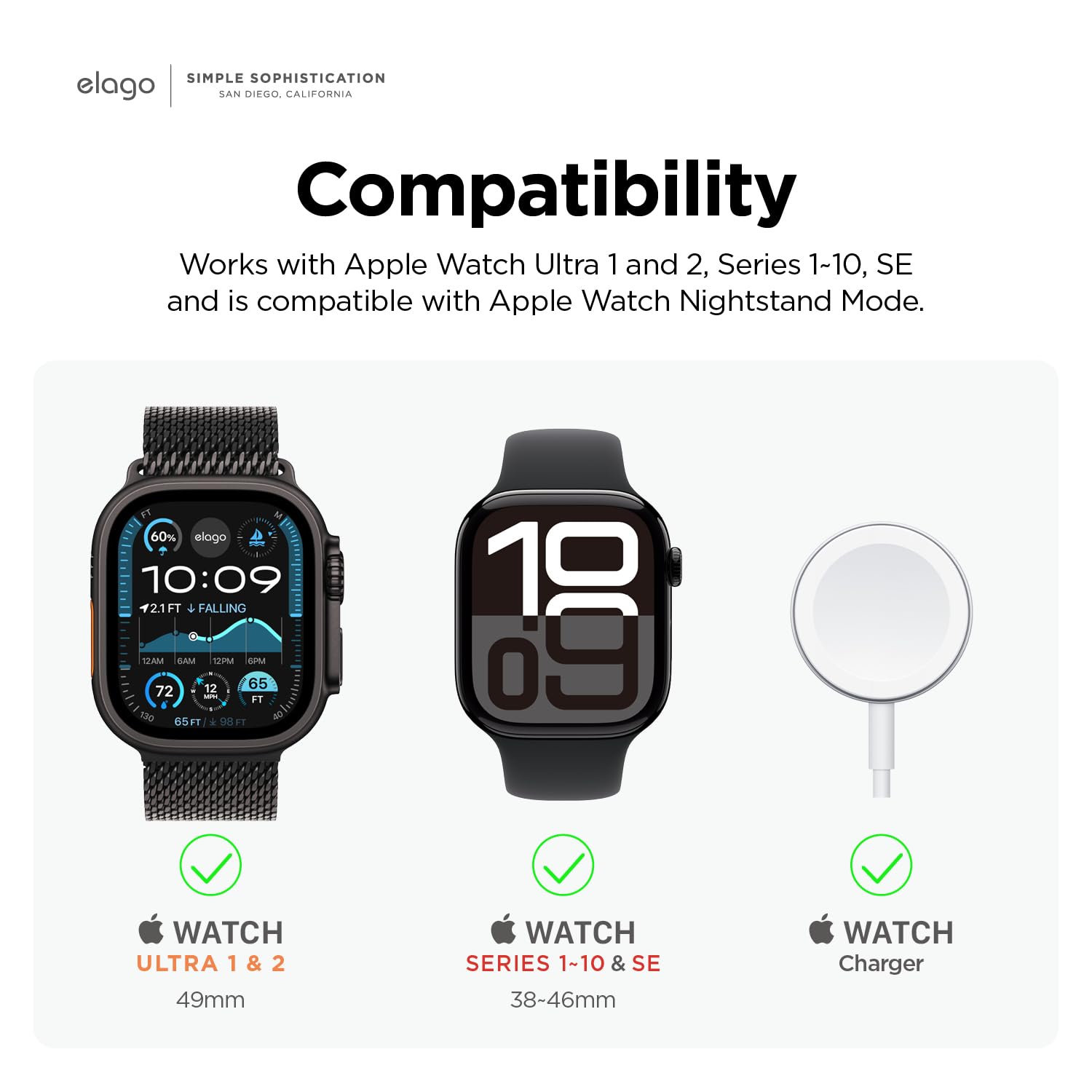 Foto 7 pulgar | Soporte De Carga Elago W2 Compatible Con La Serie Apple Watch - Venta Internacional.
