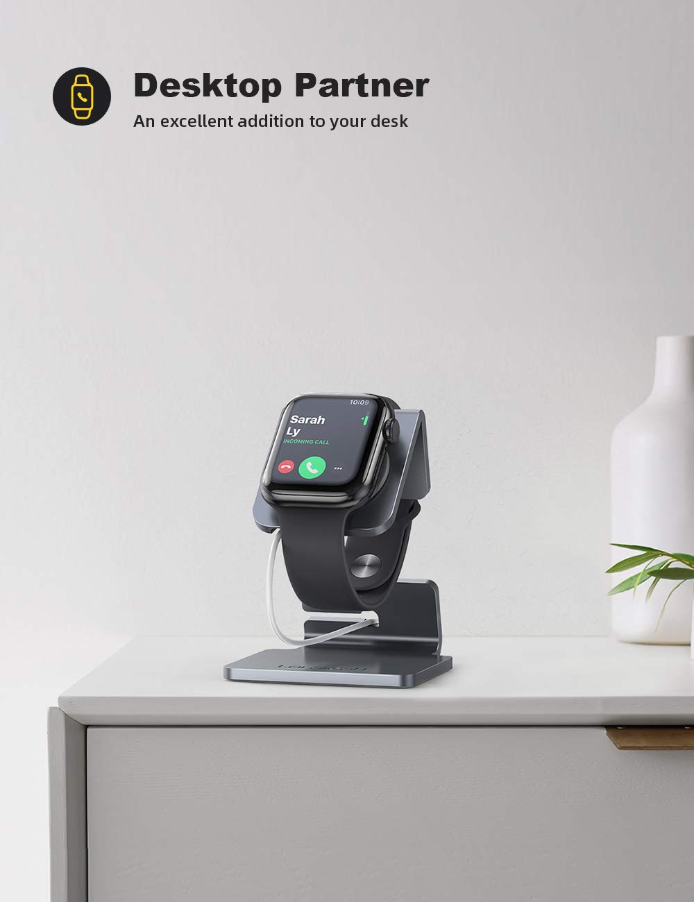 Foto 4 pulgar | Estación de Carga Lamicall para Apple Watch-Venta Internacional