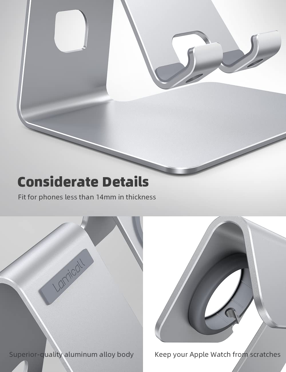 Foto 5 | Estación de Carga Lamicall para Apple Watch-Venta Internacional