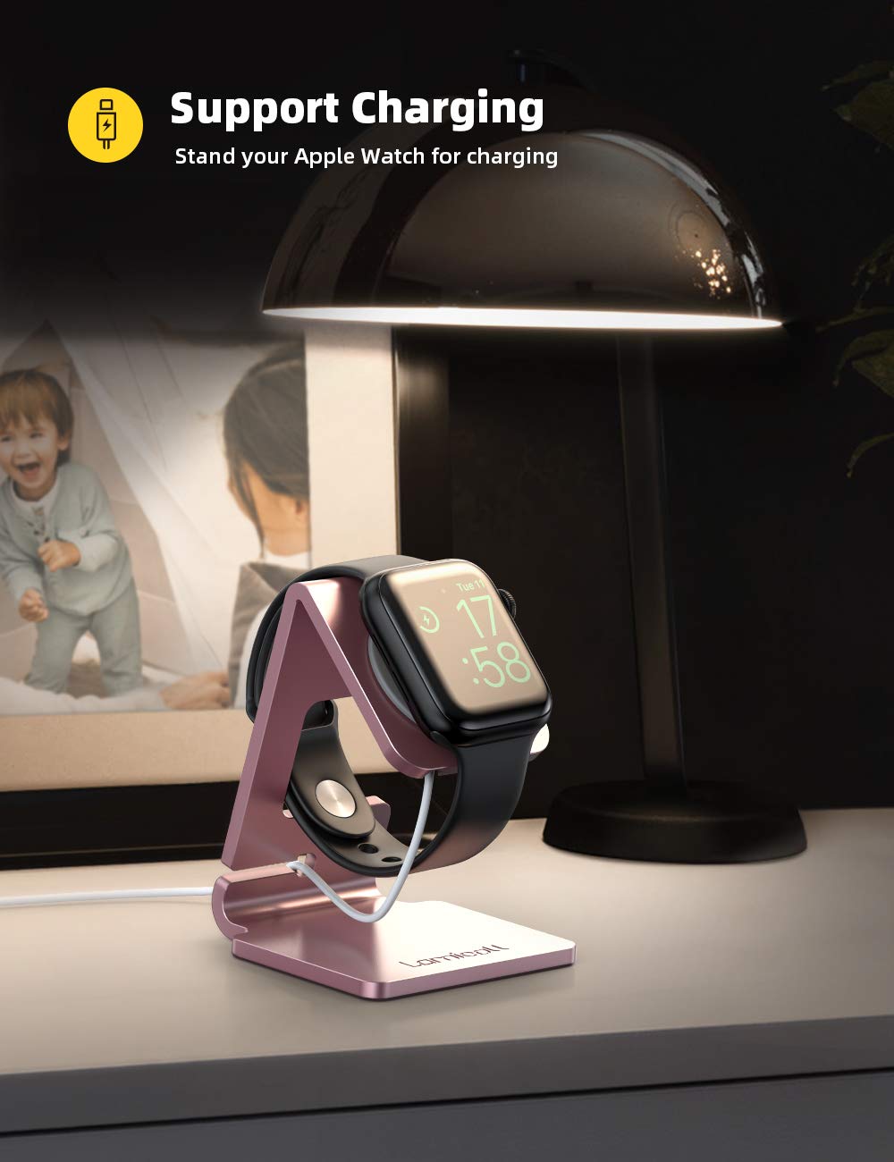 Foto 3 pulgar | Estación de Carga Lamicall para Apple Watch-Venta Internacional