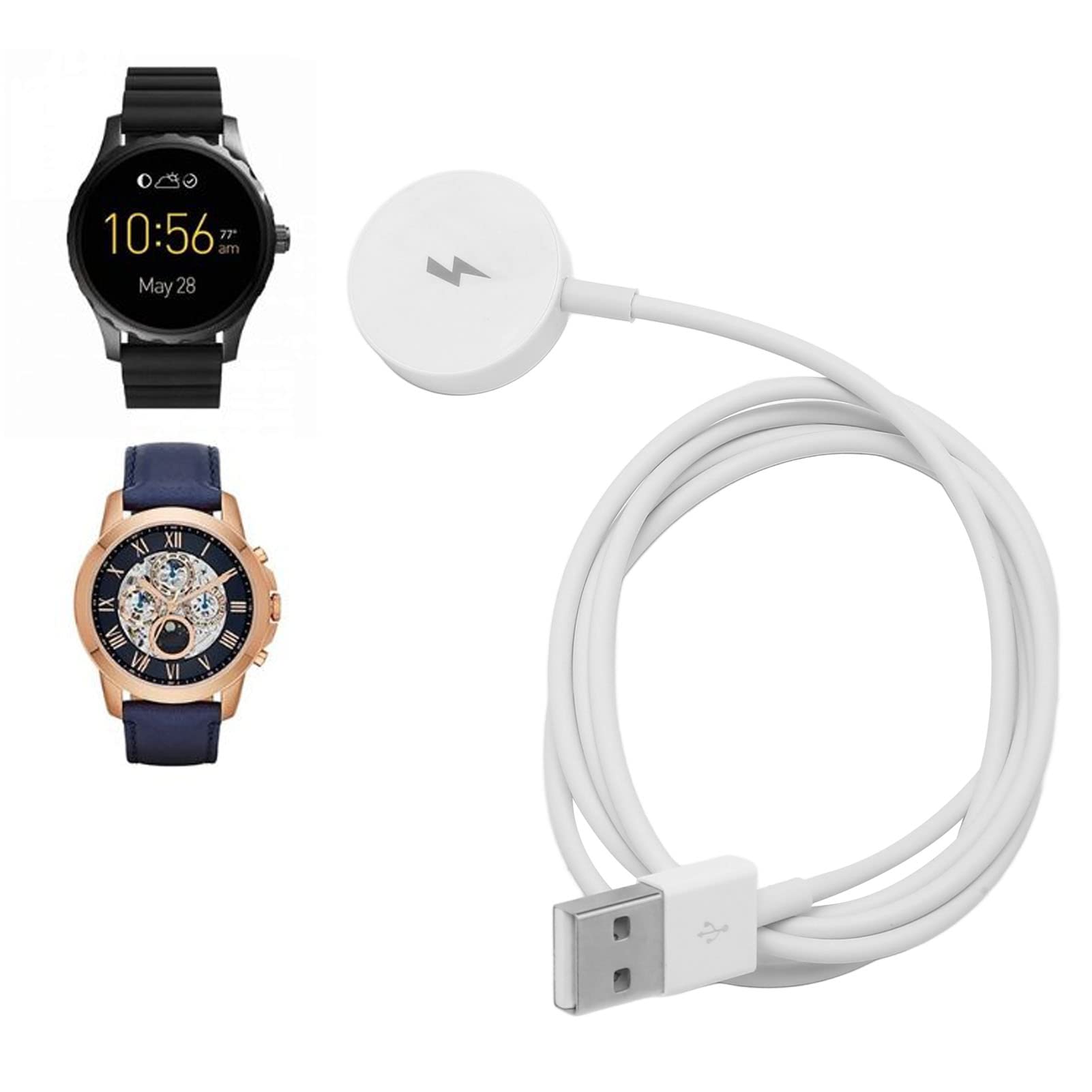 Foto 6 pulgar | Reloj Cargador Usb Magnético De Carga Rápida Para Fossil Q Gen - Venta Internacional.