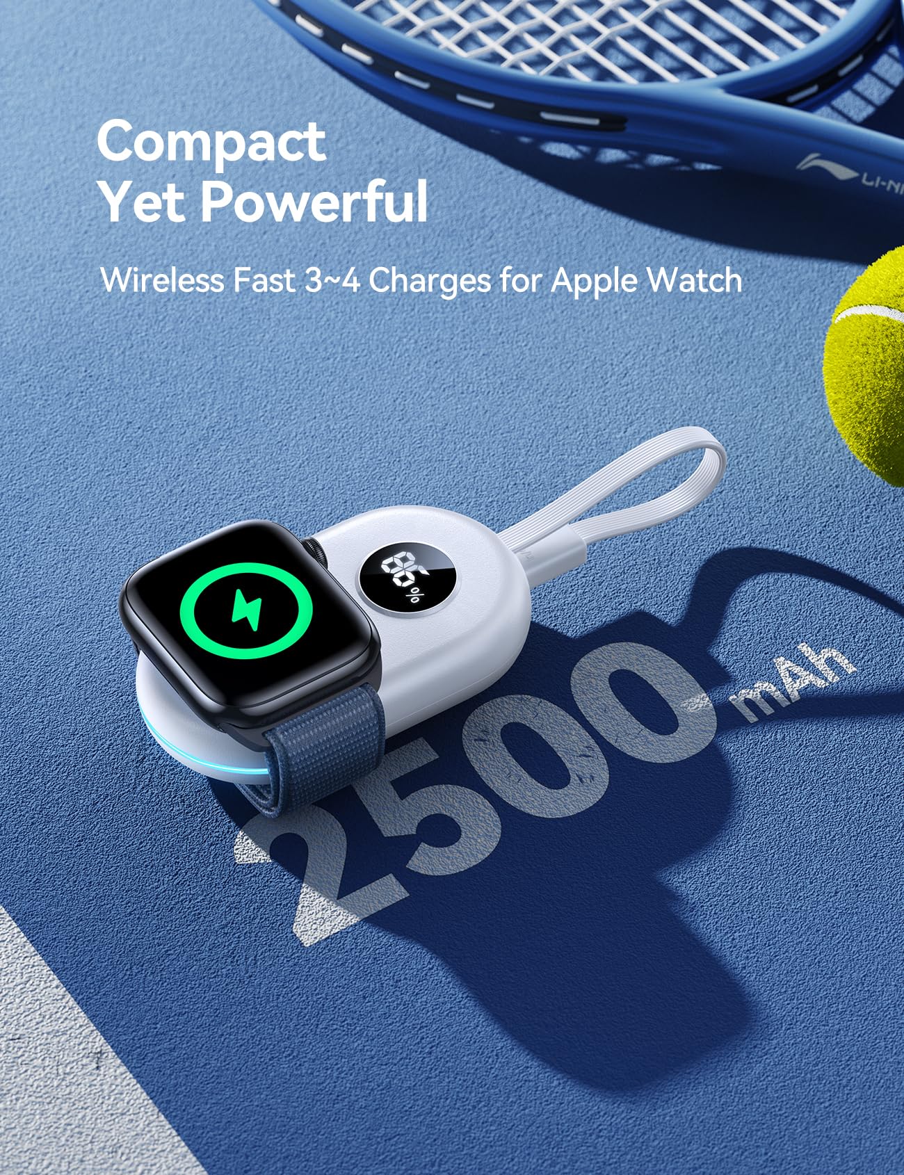 Foto 3 pulgar | Cargador Portátil Joyroom Para Apple Watch 10 2500mah - Venta Internacional.
