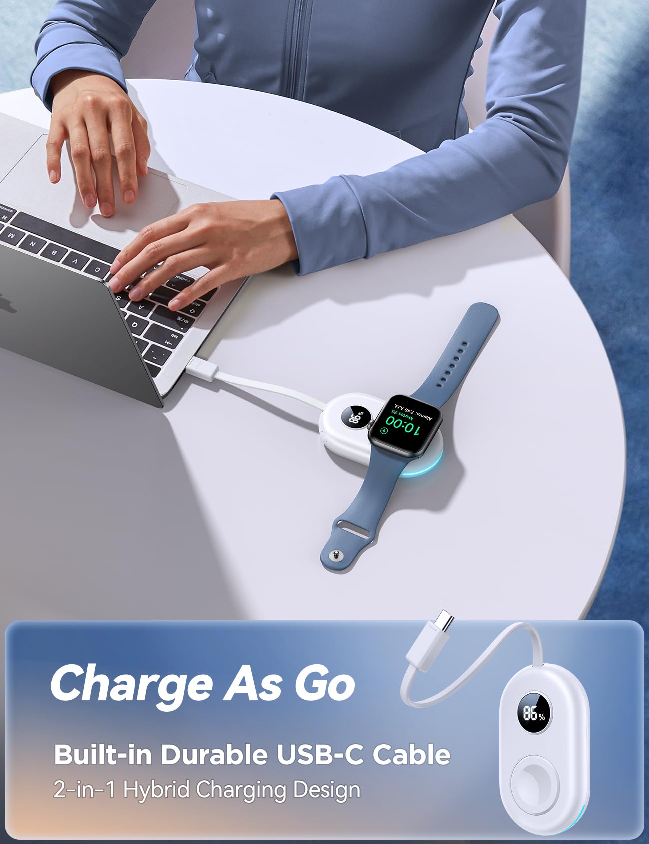 Foto 4 pulgar | Cargador Portátil Joyroom Para Apple Watch 10 2500mah - Venta Internacional.