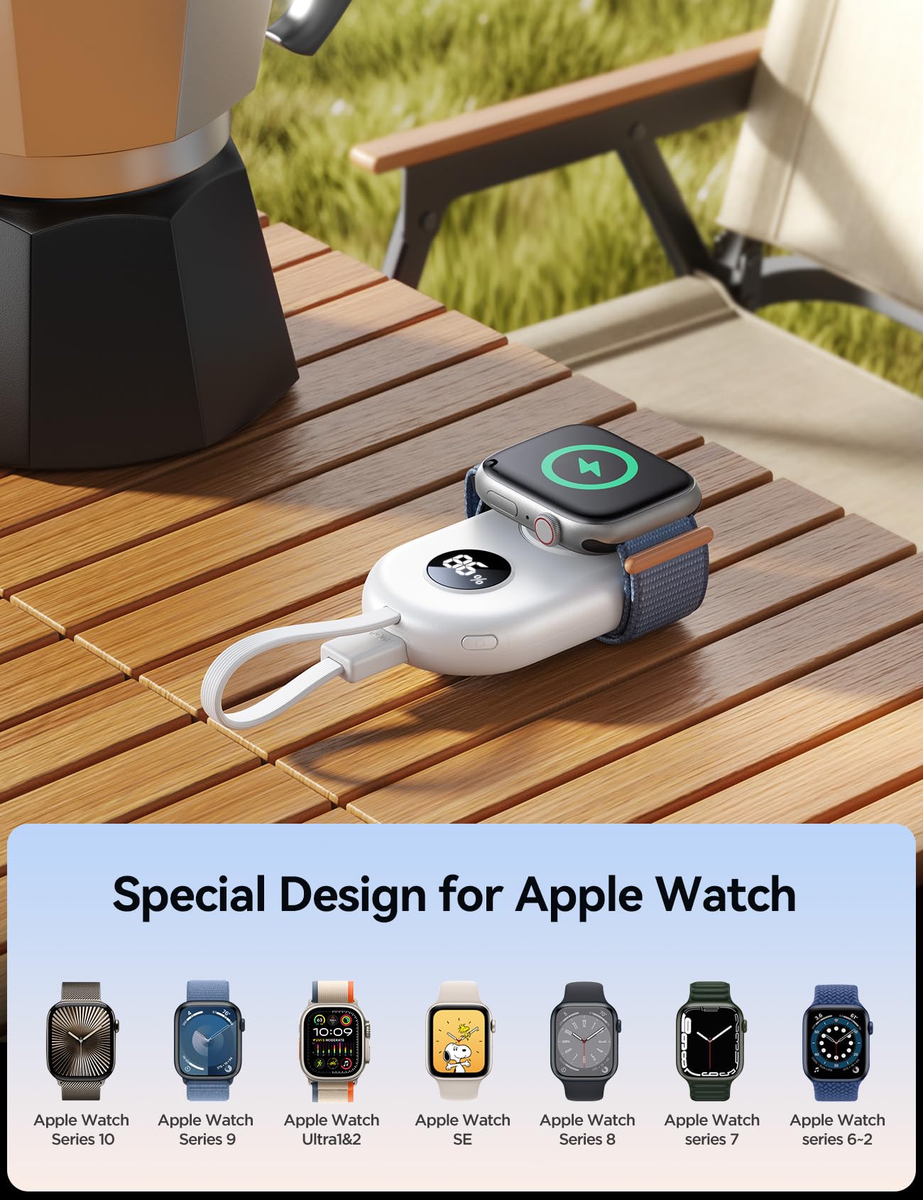 Foto 7 pulgar | Cargador Portátil Joyroom Para Apple Watch 10 2500mah - Venta Internacional.