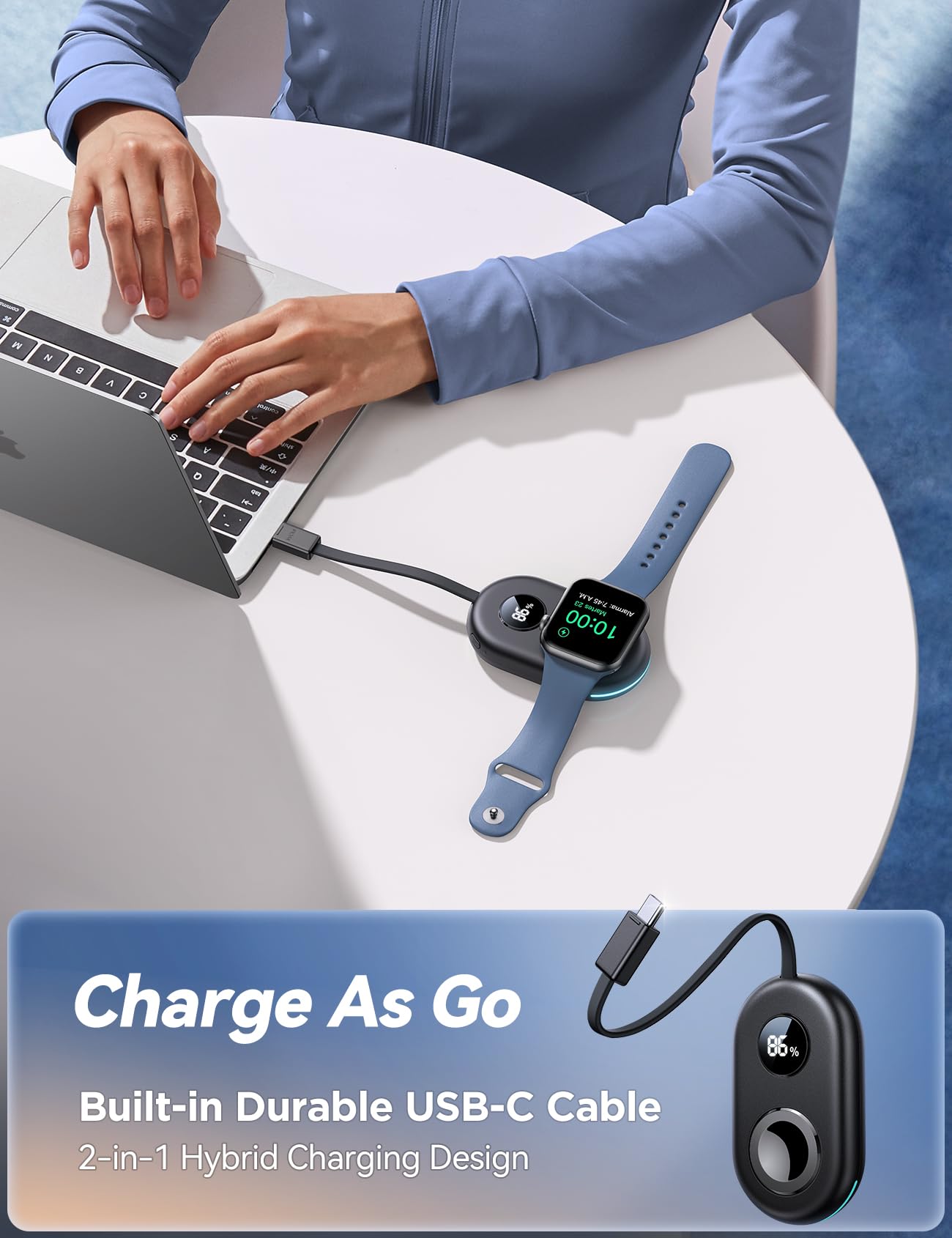 Foto 4 pulgar | Cargador Portátil Joyroom Para Apple Watch 10 2500mah - Venta Internacional.