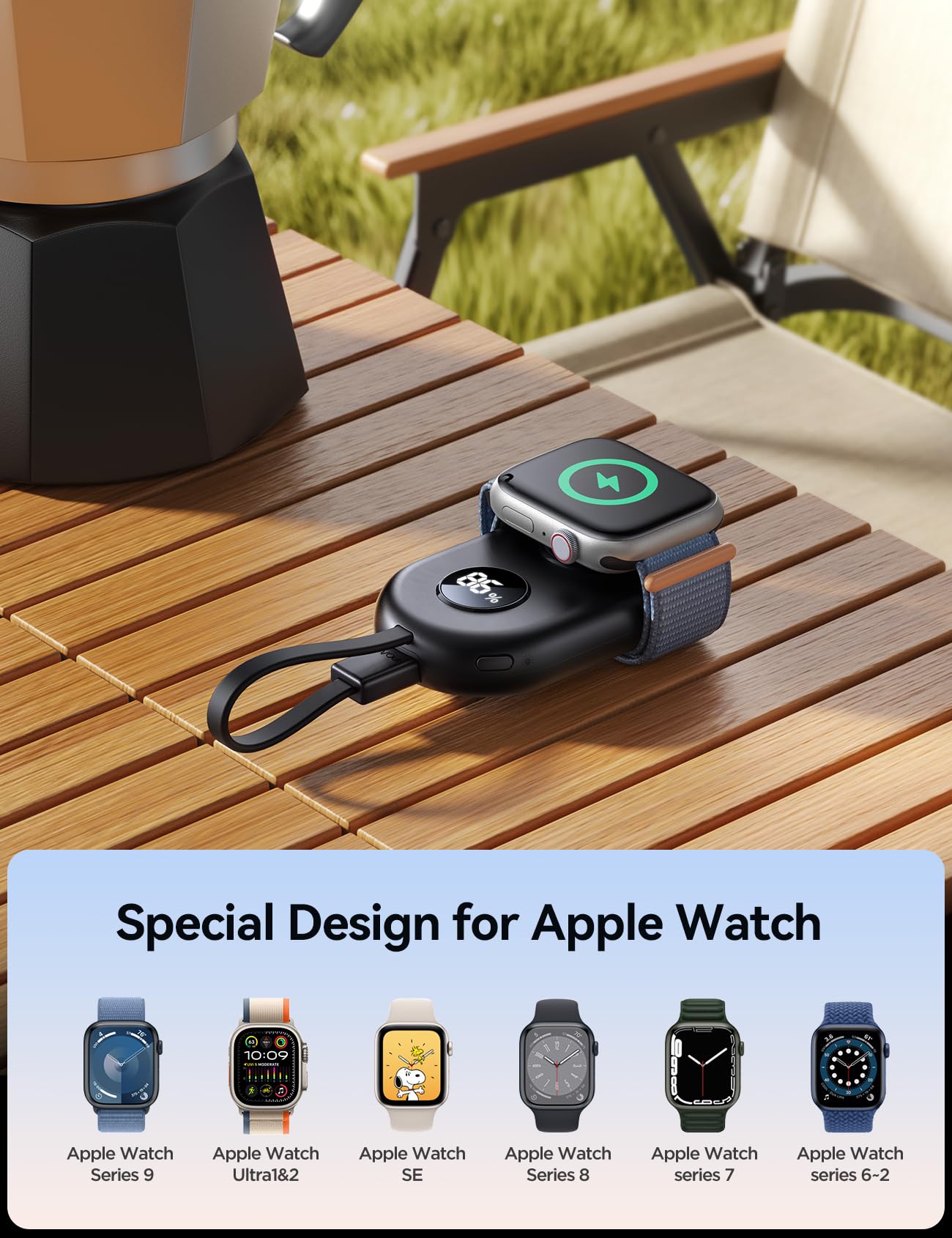 Foto 7 pulgar | Cargador Portátil Joyroom Para Apple Watch 10 2500mah - Venta Internacional.