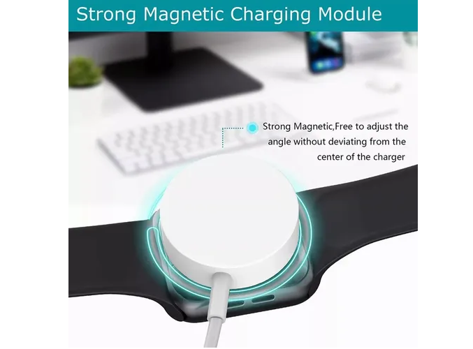 Foto 3 | Cargador Magnético Xtellar Para Apple Watch, Ultra Rápido Y Seguro, Compacto Y Portátil