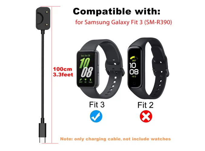 Foto 3 pulgar | Cargador Premium Xtellar  Para Samsung Galaxy Fit 3 Watch Carga Óptima