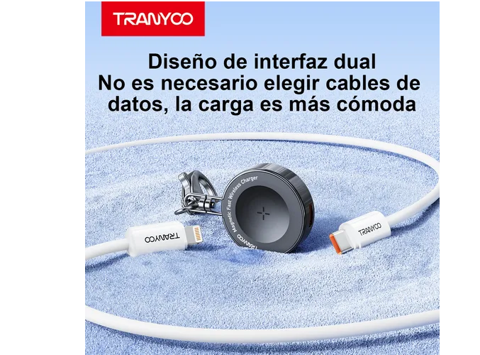Foto 4 pulgar | Cargador Magnético Xtellar  Con Carga Rápida Y Doble Interfaz, Compatible Con Apple Watch