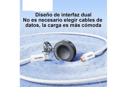 Foto 3 | Cargador Magnético Premium Xtellar De Carga Rápida Lightning + Tipo C Para Apple Watch