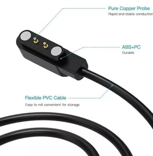 Foto 2 | Pack Xtellar De 2 Cargadores Magnéticos Premium Para Smartwatch Compatible Varios Modelos Cable De 4mm Color Negro