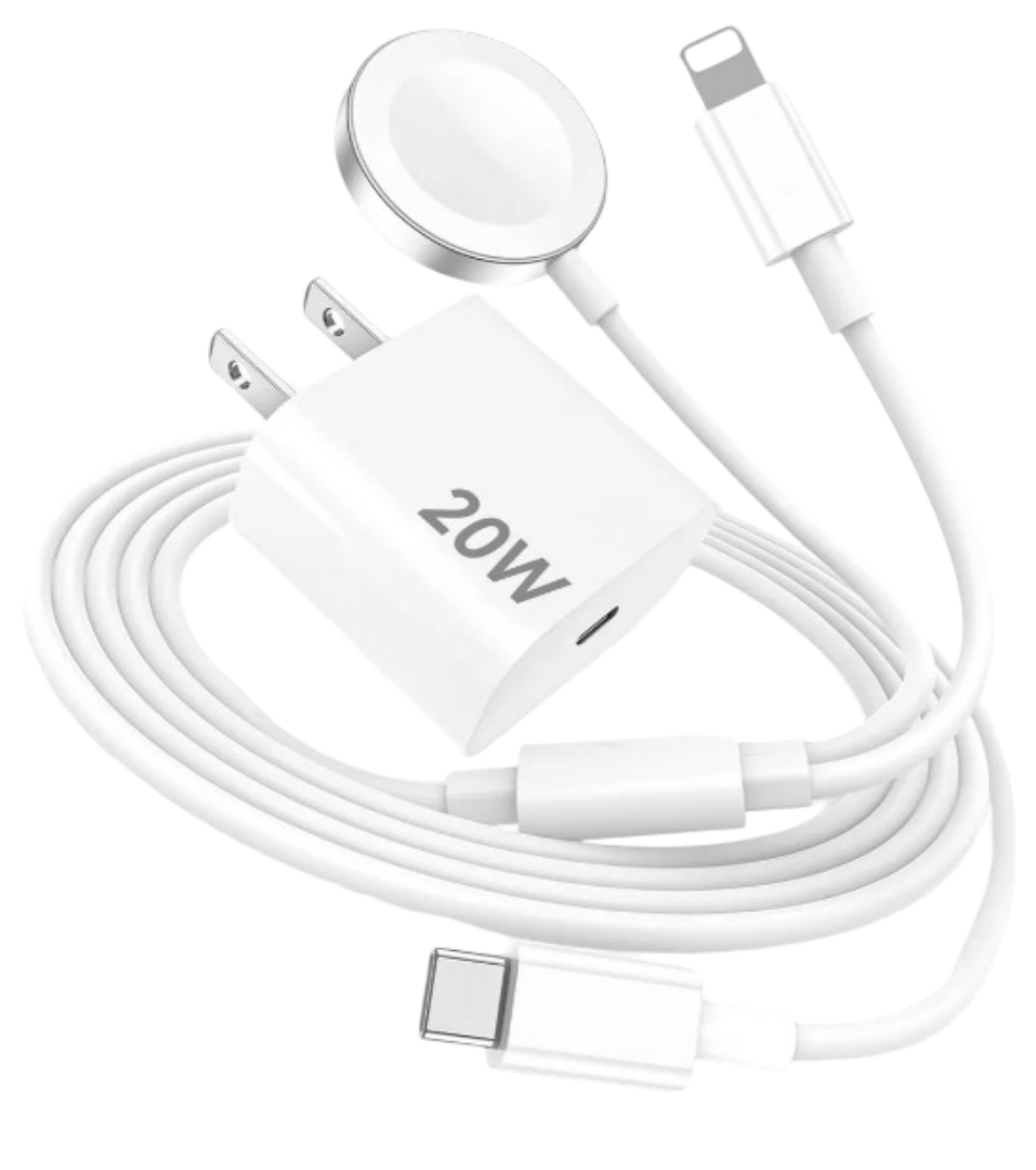 Foto 2 pulgar | Kit Cargador Xtellar Para Apple Watch Y Iphone 2m De Alta Velocidad