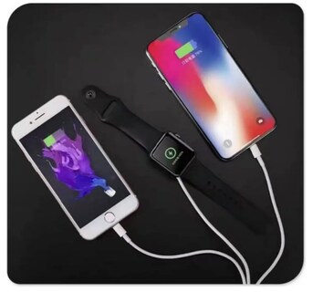 Foto 2 | Xtellar Cable Cargador Magnético 3en1 Para Iphone Ipad Apple Watch Y Airpods