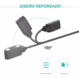 Foto 4 | Cable Cargador Dock USB para Smartwatch y Smartband P22 – Base de Carga Magnética Portátil con Cable 1 m