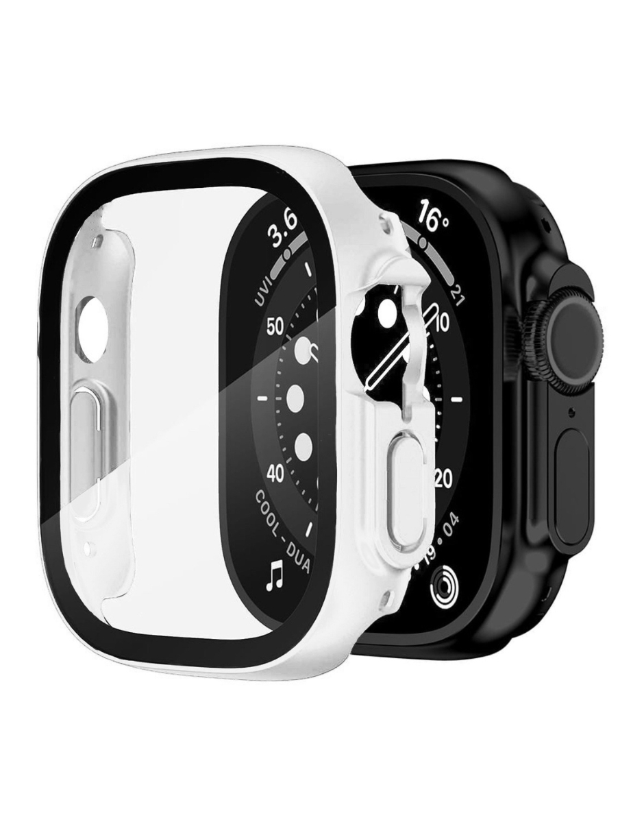 Foto 3 pulgar | Carcasa Protectora de Pantalla Ecomlab para Apple Watch Ultra 49 MM color Blanco