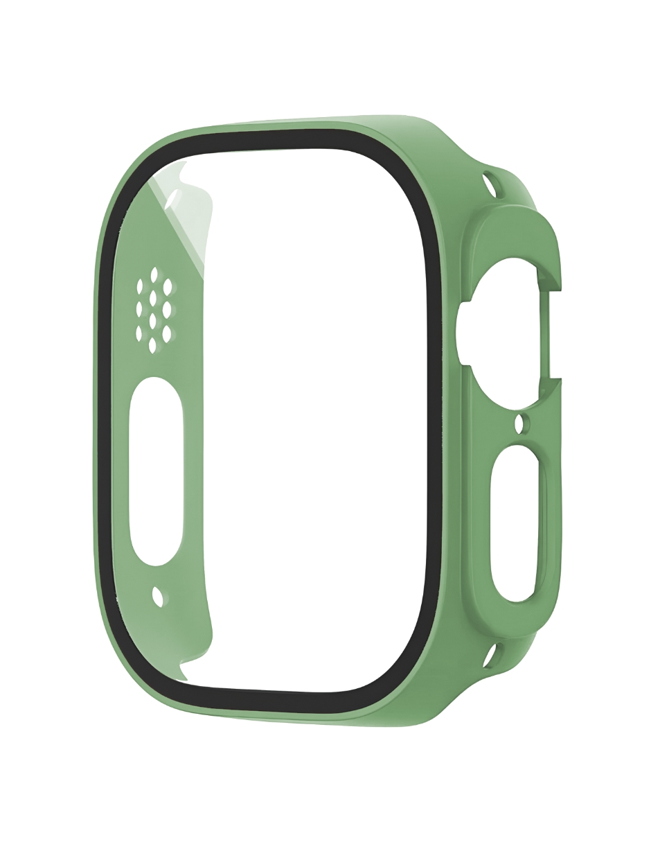 Foto 2 pulgar | Carcasa Protectora de Pantalla para Apple Watch Ultra Ecomlab color Verde 49 mm