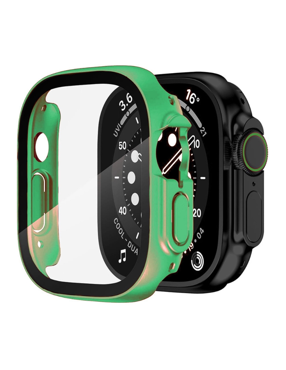 Foto 3 pulgar | Carcasa Protectora de Pantalla para Apple Watch Ultra Ecomlab color Verde 49 mm