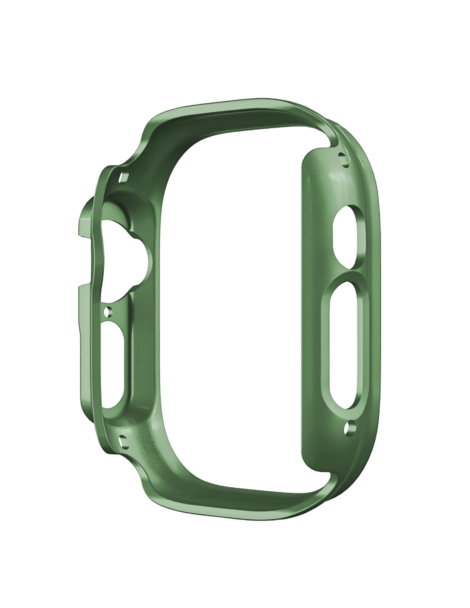 Foto 4 pulgar | Carcasa Protectora de Pantalla para Apple Watch Ultra Ecomlab color Verde 49 mm