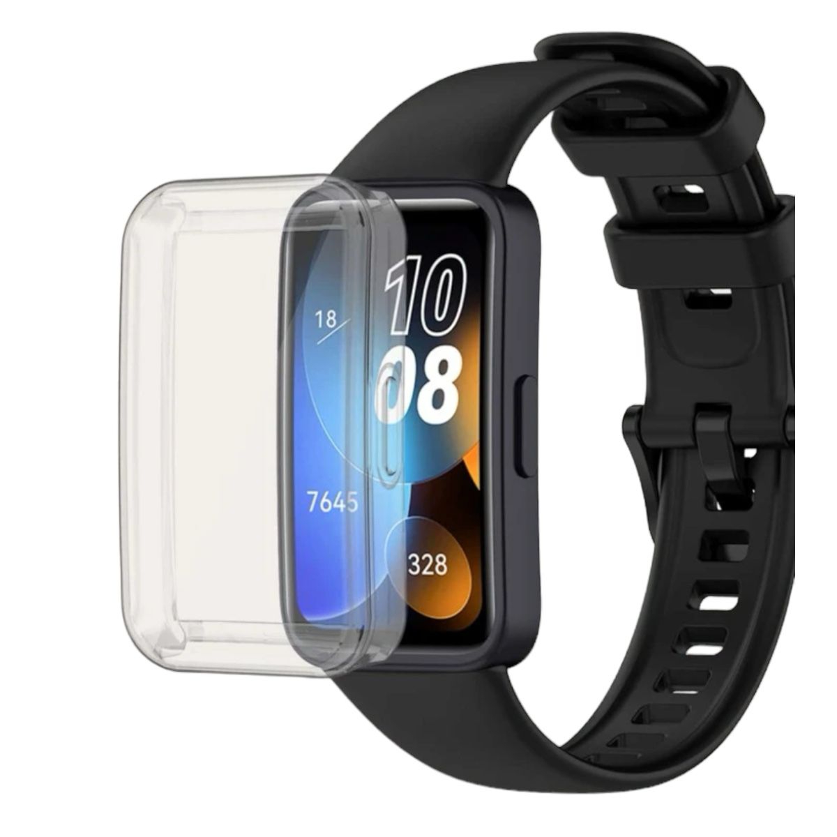 Foto 5 pulgar | Funda Protectora y Protector de Pantalla para Huawei Band 8 - Venta Internacional