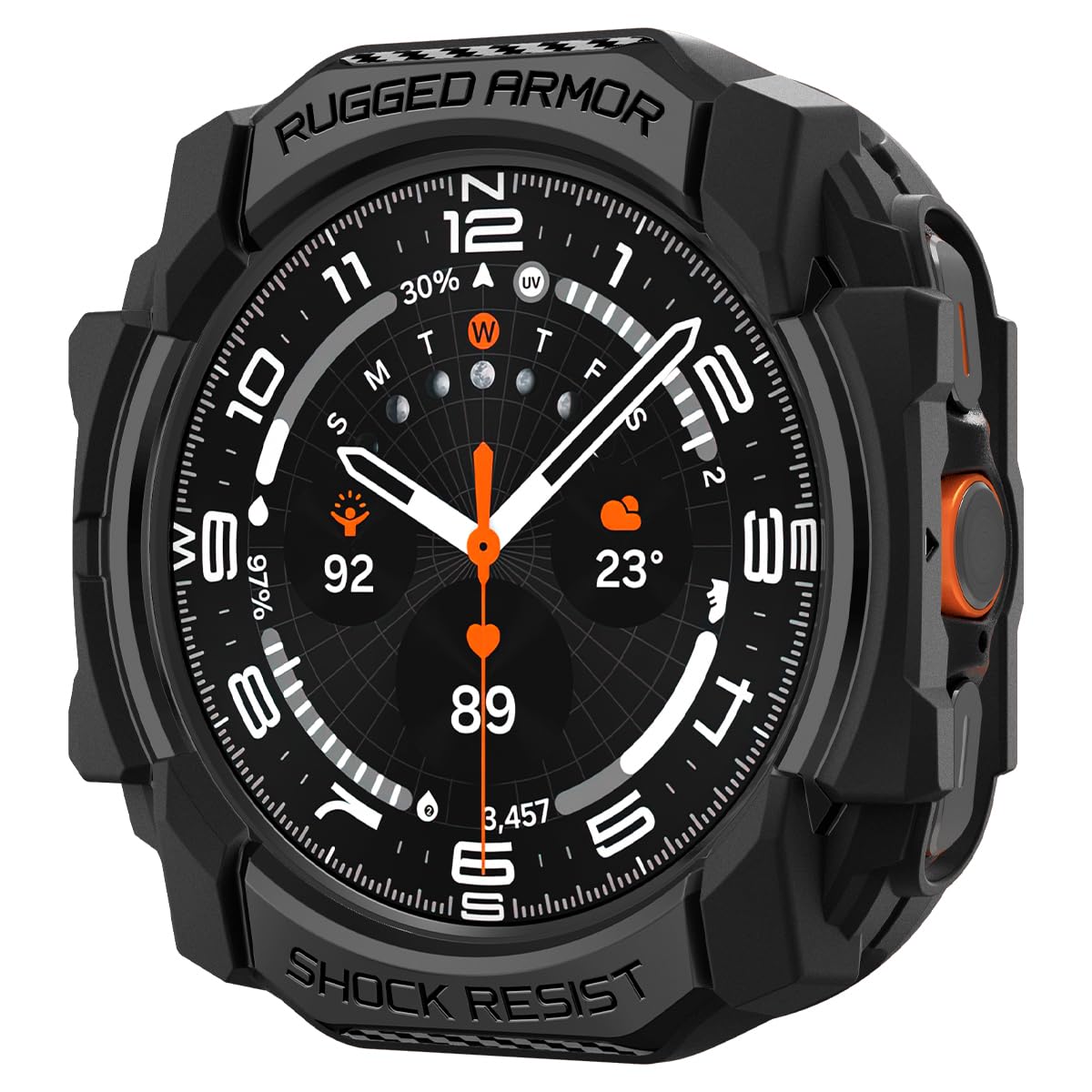 Foto 2 pulgar | Funda Spigen Rugged Armor Para Samsung Galaxy Watch Ultra De 47 Mm - Venta Internacional.